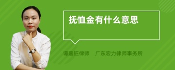 抚恤金有什么意思