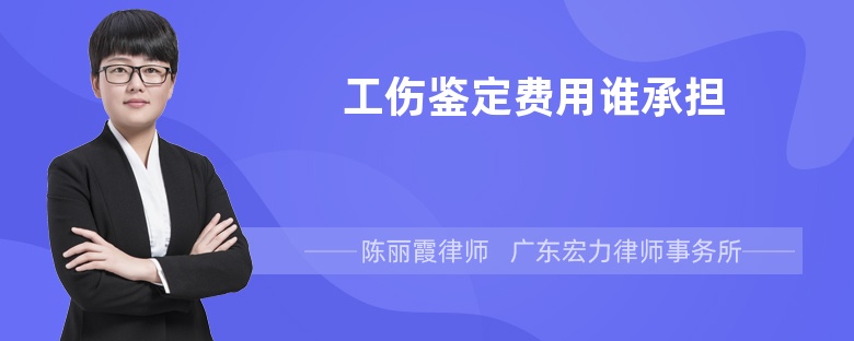 工伤鉴定费用谁承担