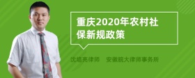 重庆2020年农村社保新规政策