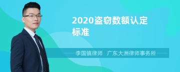 2020盗窃数额认定标准