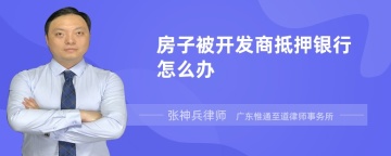 房子被开发商抵押银行怎么办