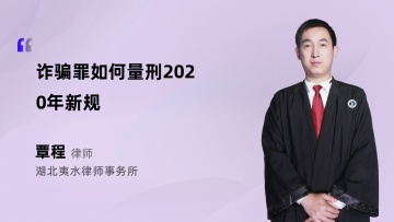 诈骗罪如何量刑2020年新规