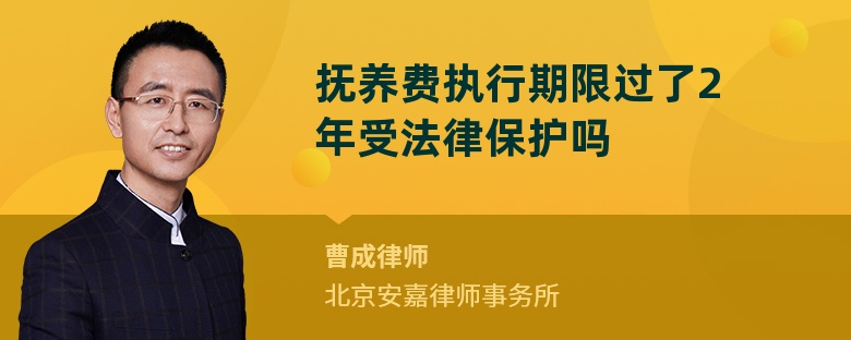 抚养费执行期限过了2年受法律保护吗