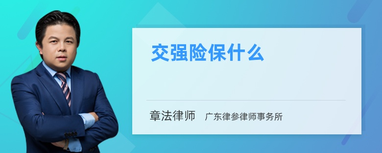 交强险保什么