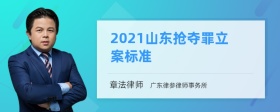 2021山东抢夺罪立案标准