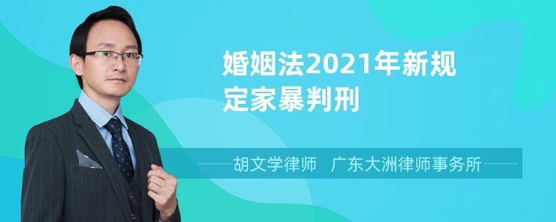 2022年新规定家暴判刑吗