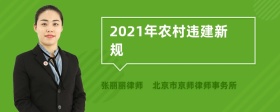 2022年农村违建新处罚标准