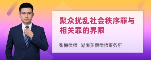 聚众扰乱社会秩序罪与相关罪的界限