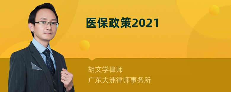 医保政策2021