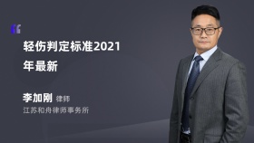 轻伤判定标准2021年最新