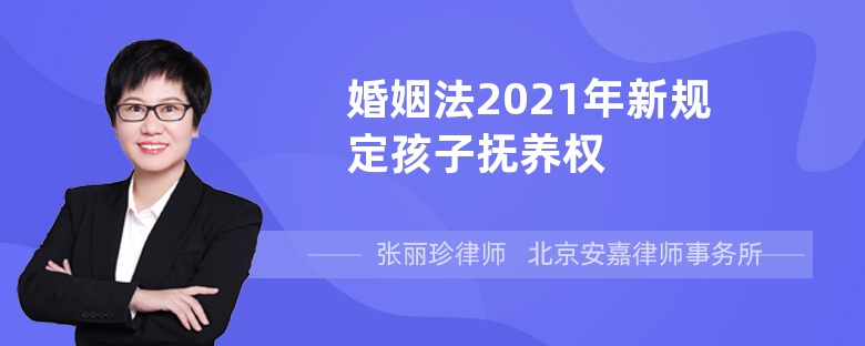 2022年新规定孩子抚养权怎么分