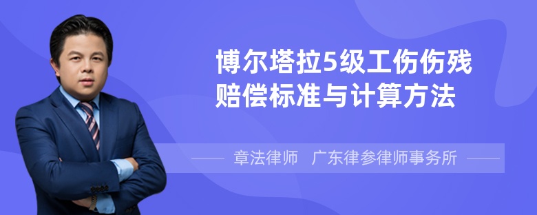 博尔塔拉5级工伤伤残赔偿标准与计算方法