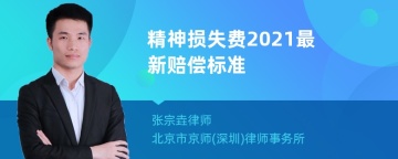 精神损失费2021最新赔偿标准