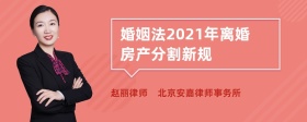 婚姻法2021年离婚房产分割新规