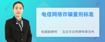 电信网络诈骗量刑标准