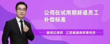 公司在试用期辞退员工补偿标准