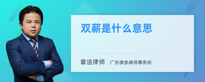 双薪是什么意思