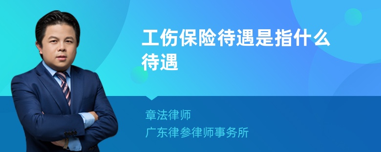 工伤保险待遇是指什么待遇