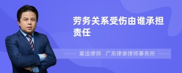 劳务关系受伤由谁承担责任