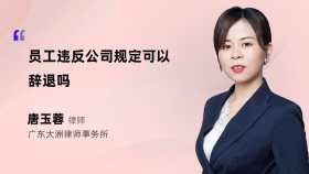 员工违反公司规定可以辞退吗