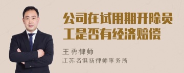 公司在试用期开除员工是否有经济赔偿