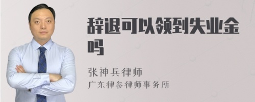 辞退可以领到失业金吗