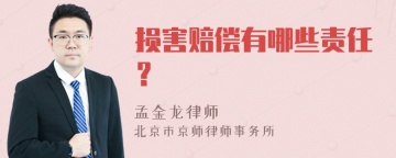 损害赔偿有哪些责任？