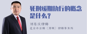 死刑缓期执行的概念是什么？