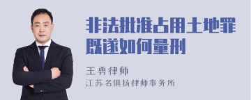 非法批准占用土地罪既遂如何量刑