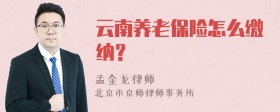 云南养老保险怎么缴纳？