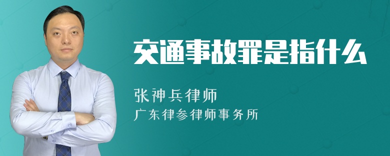 交通事故罪是指什么