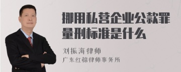 挪用私营企业公款罪量刑标准是什么