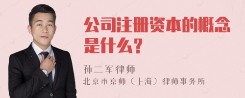 公司注册资本的概念是什么？