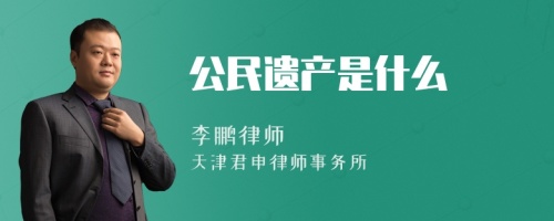 公民遗产是什么