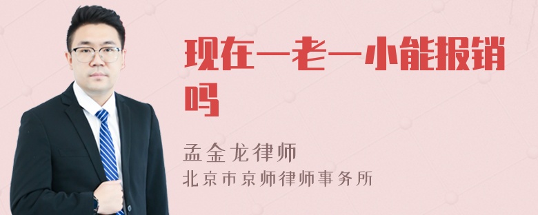 现在一老一小能报销吗