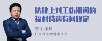 法律上对工伤期间的福利待遇有何规定