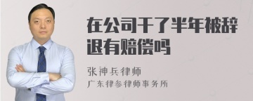 在公司干了半年被辞退有赔偿吗