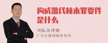 构成滥伐林木罪要件是什么