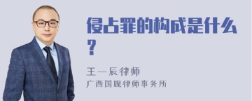 侵占罪的构成是什么？