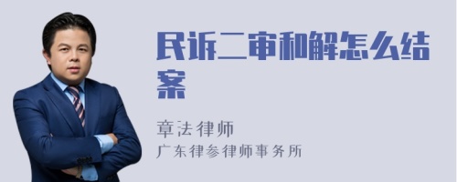 民诉二审和解怎么结案