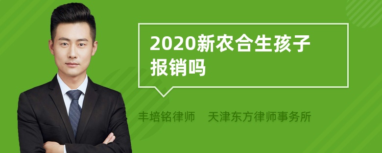 2020新农合生孩子报销吗