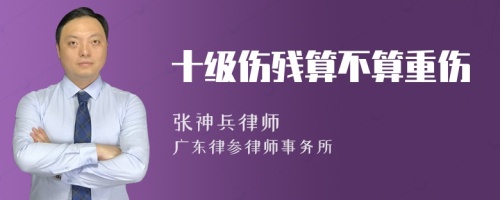 十级伤残算不算重伤