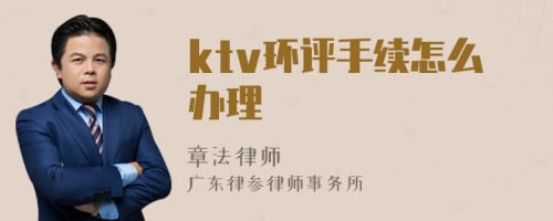 ktv环评手续怎么办理