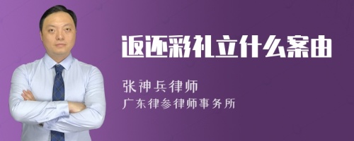 返还彩礼立什么案由