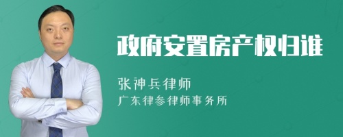 政府安置房产权归谁