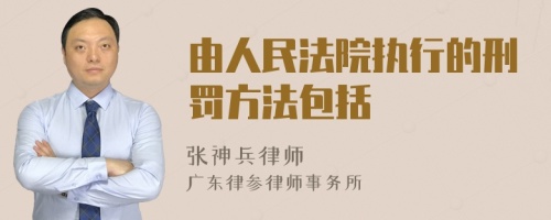 由人民法院执行的刑罚方法包括