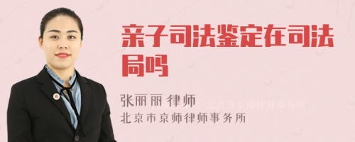 亲子司法鉴定在司法局吗