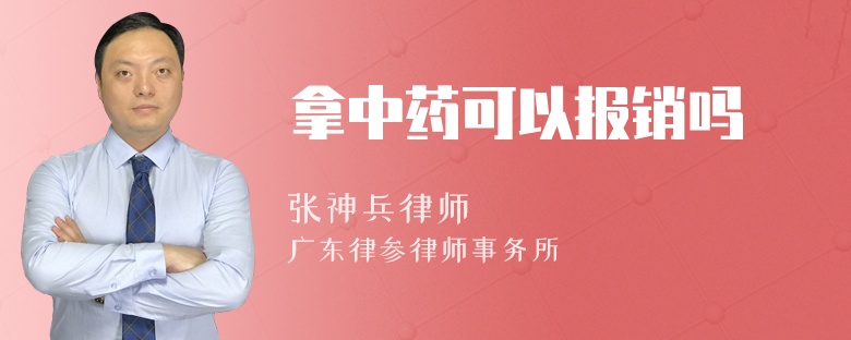 拿中药可以报销吗