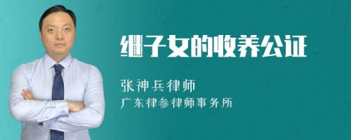 继子女的收养公证