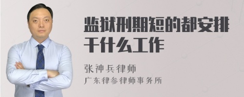 监狱刑期短的都安排干什么工作